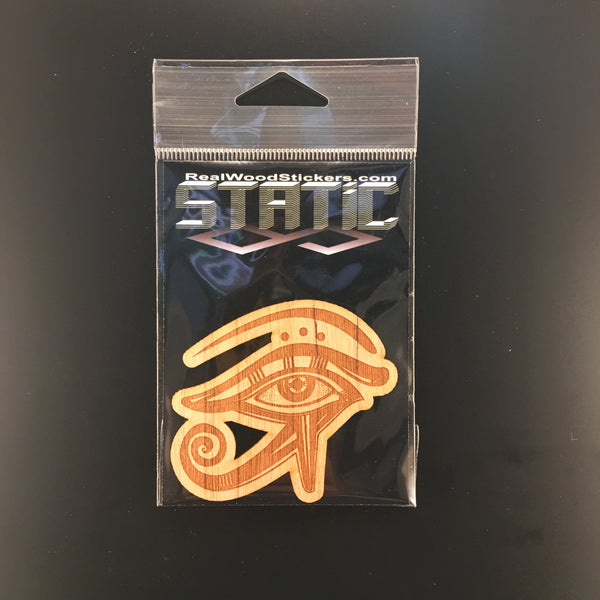 Eye of Horus REAL Wood Sticker