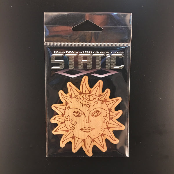 Full sun REAL Wood Sticker