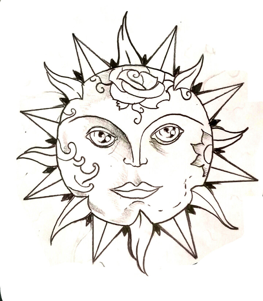 Full sun REAL Wood Sticker